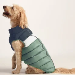 Fetch Padded Dog Coat L - Dark Indigo/Vanilla/Light Forest