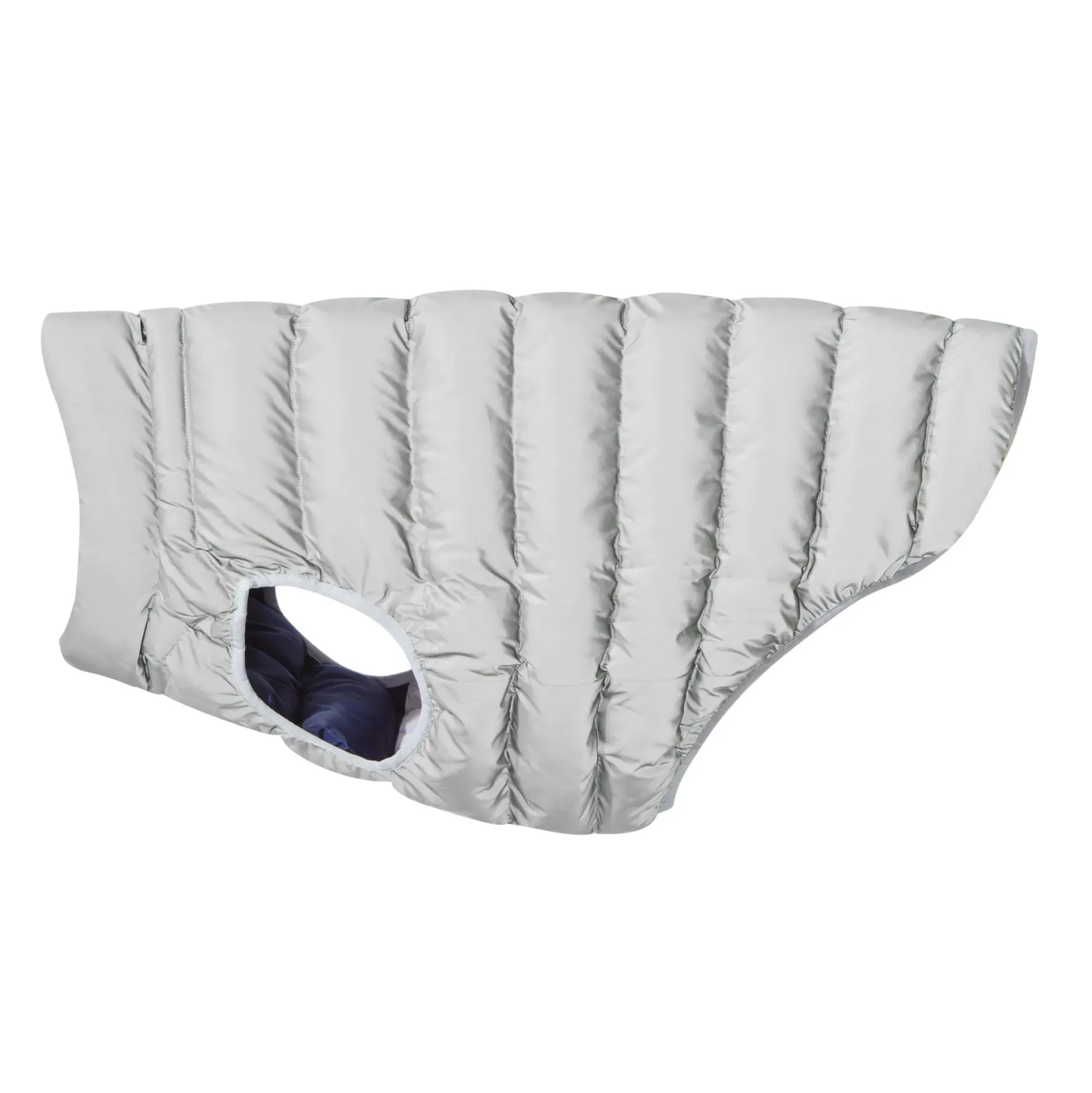 Fetch Padded Dog Coat L - Oxford Blue/Light Mist/Lavender Grey