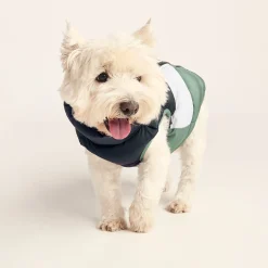 Fetch Padded Dog Coat S - Dark Indigo/Vanilla/Light Forest