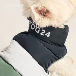 Fetch Padded Dog Coat S - Dark Indigo/Vanilla/Light Forest