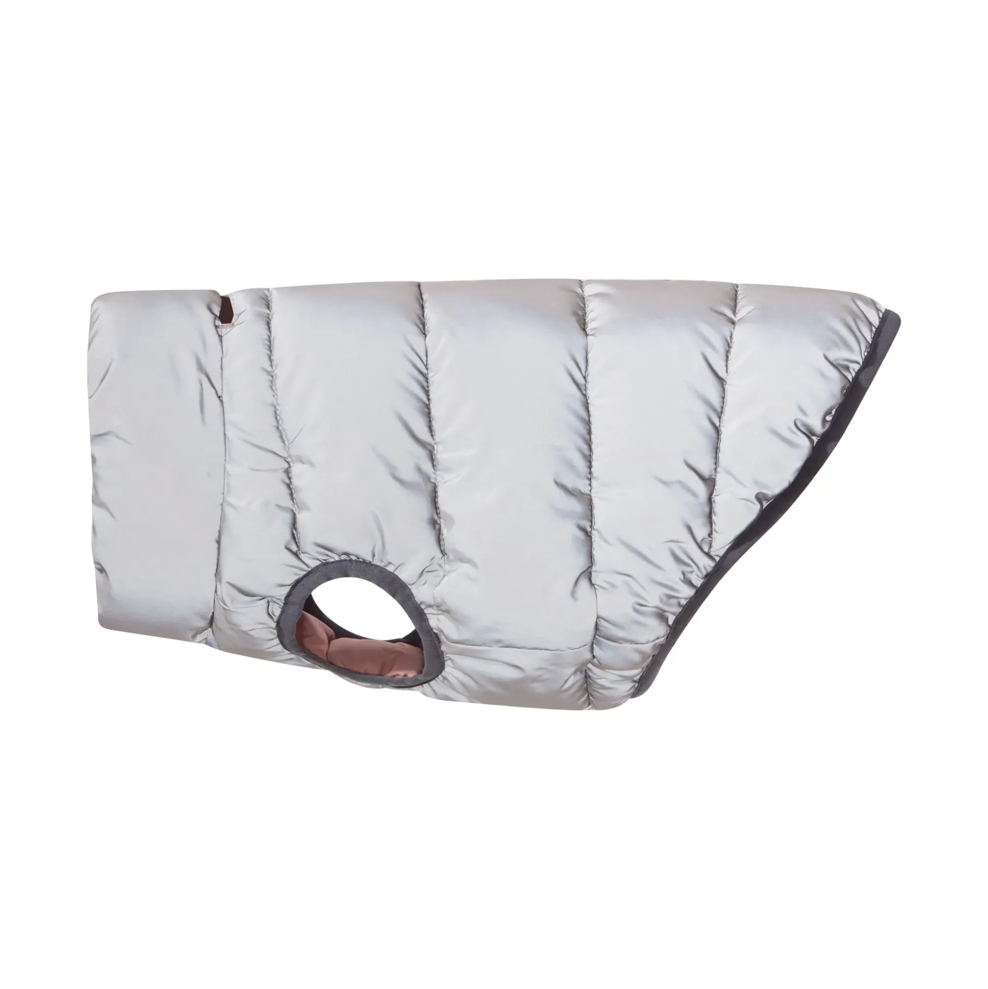 Fetch Padded Dog Coat XL - Faded Pink/Ice Grey/Washed Blue