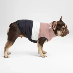 Fetch Padded Dog Coat XS - Faded Pink/Ice Grey/Washed Blue