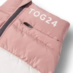 Fetch Padded Dog Coat XS - Faded Pink/Ice Grey/Washed Blue