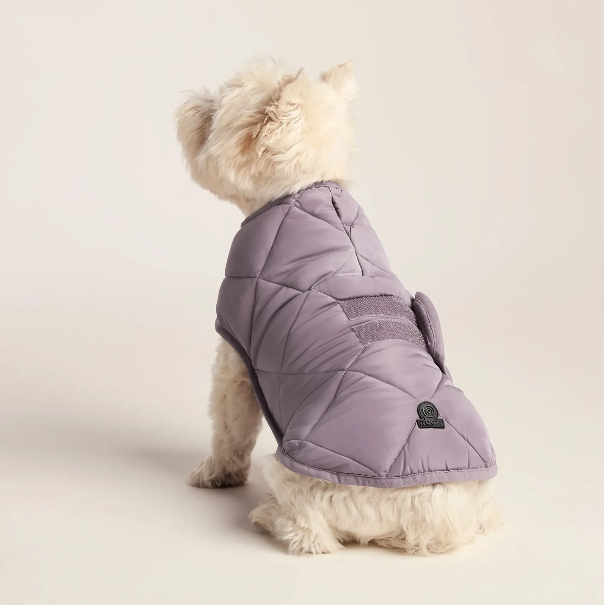 Fido Padded Dog Coat S - Dusky Lilac