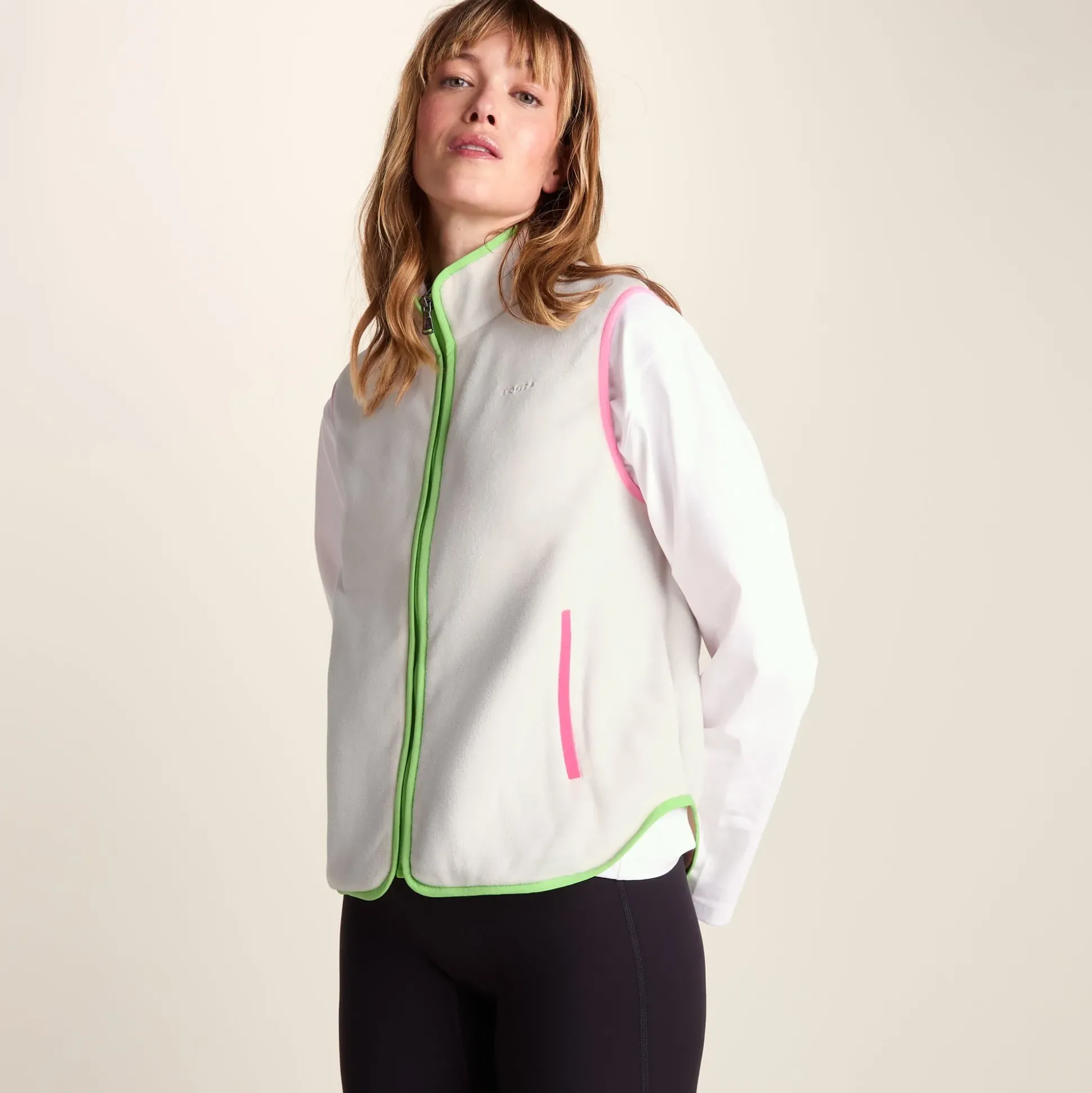Fletcher Womens Midweight Microfleece Gilet - Vanilla