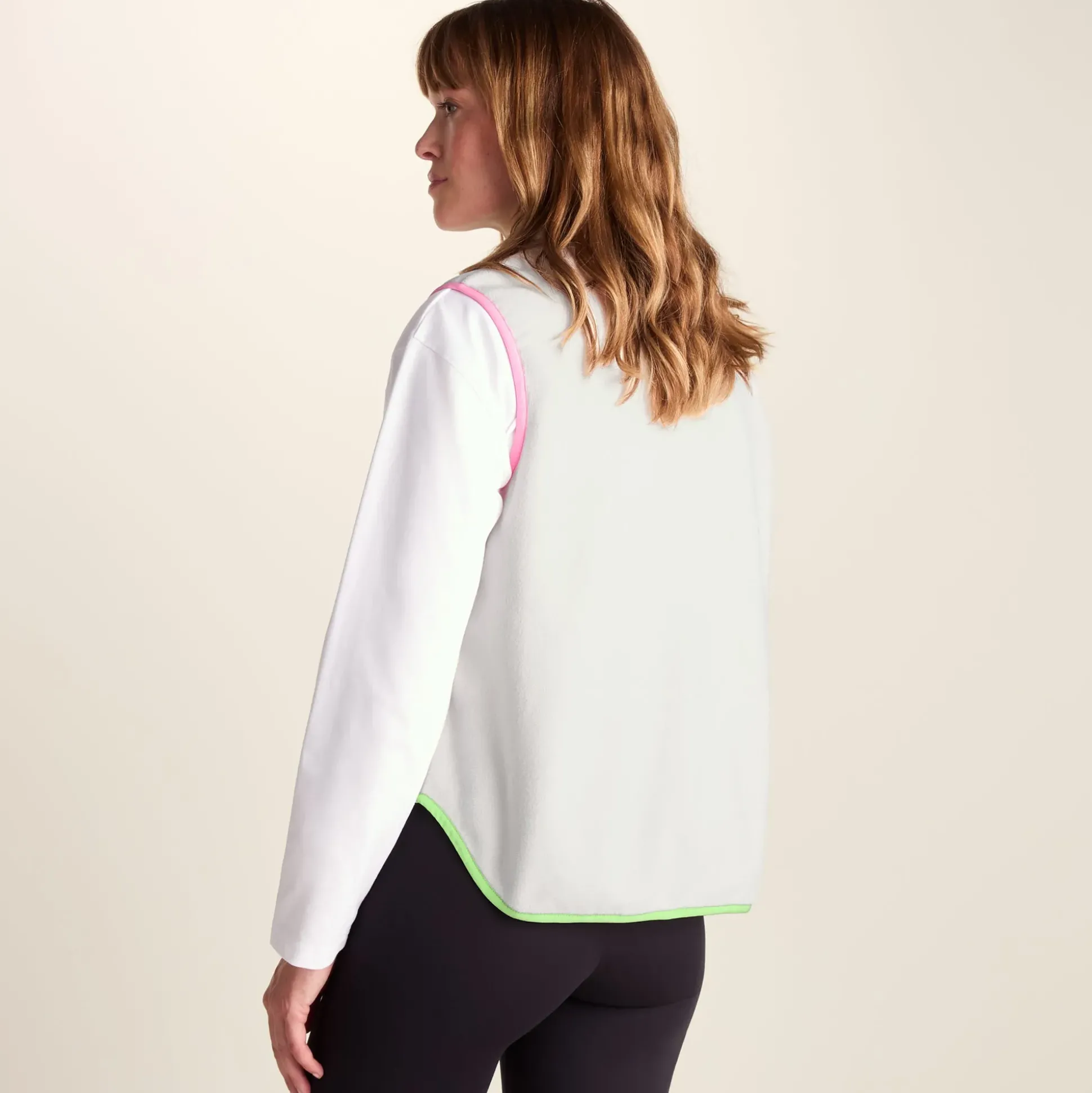 Fletcher Womens Midweight Microfleece Gilet - Vanilla