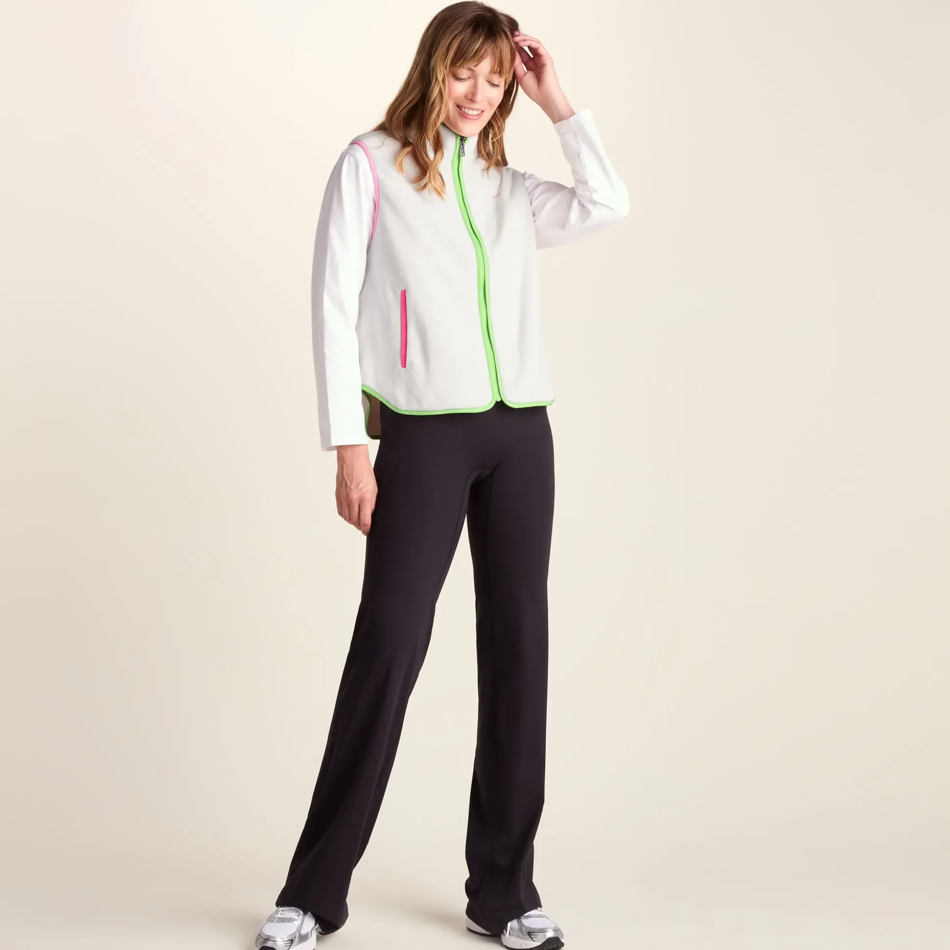 Fletcher Womens Midweight Microfleece Gilet - Vanilla