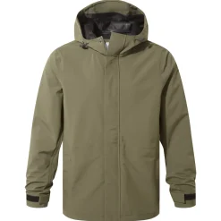 Flynn Mens Waterproof Jacket - Moss Green