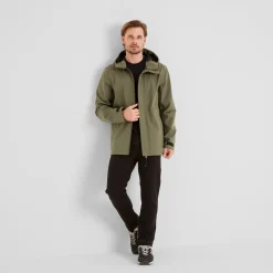 Flynn Mens Waterproof Jacket - Moss Green
