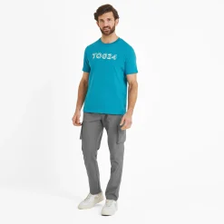 Foran Mens 100% Cotton Supersoft T-Shirt - Mosaic Blue