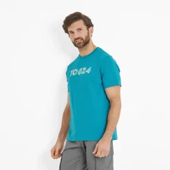 Foran Mens 100% Cotton Supersoft T-Shirt - Mosaic Blue