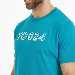 Foran Mens 100% Cotton Supersoft T-Shirt - Mosaic Blue