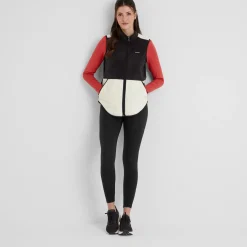 Fordley Womens Microfleece Gilet - Black/Vanilla