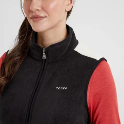 Fordley Womens Microfleece Gilet - Black/Vanilla