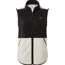 Fordley Womens Microfleece Gilet - Black/Vanilla
