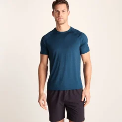Fraser Mens Performance T-Shirt - Inky Blue