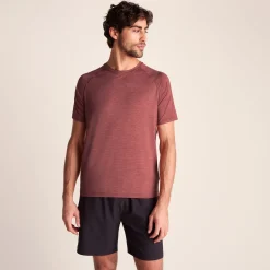 Fraser Mens Performance T-Shirt - Garnet Red