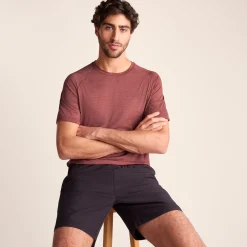 Fraser Mens Performance T-Shirt - Garnet Red