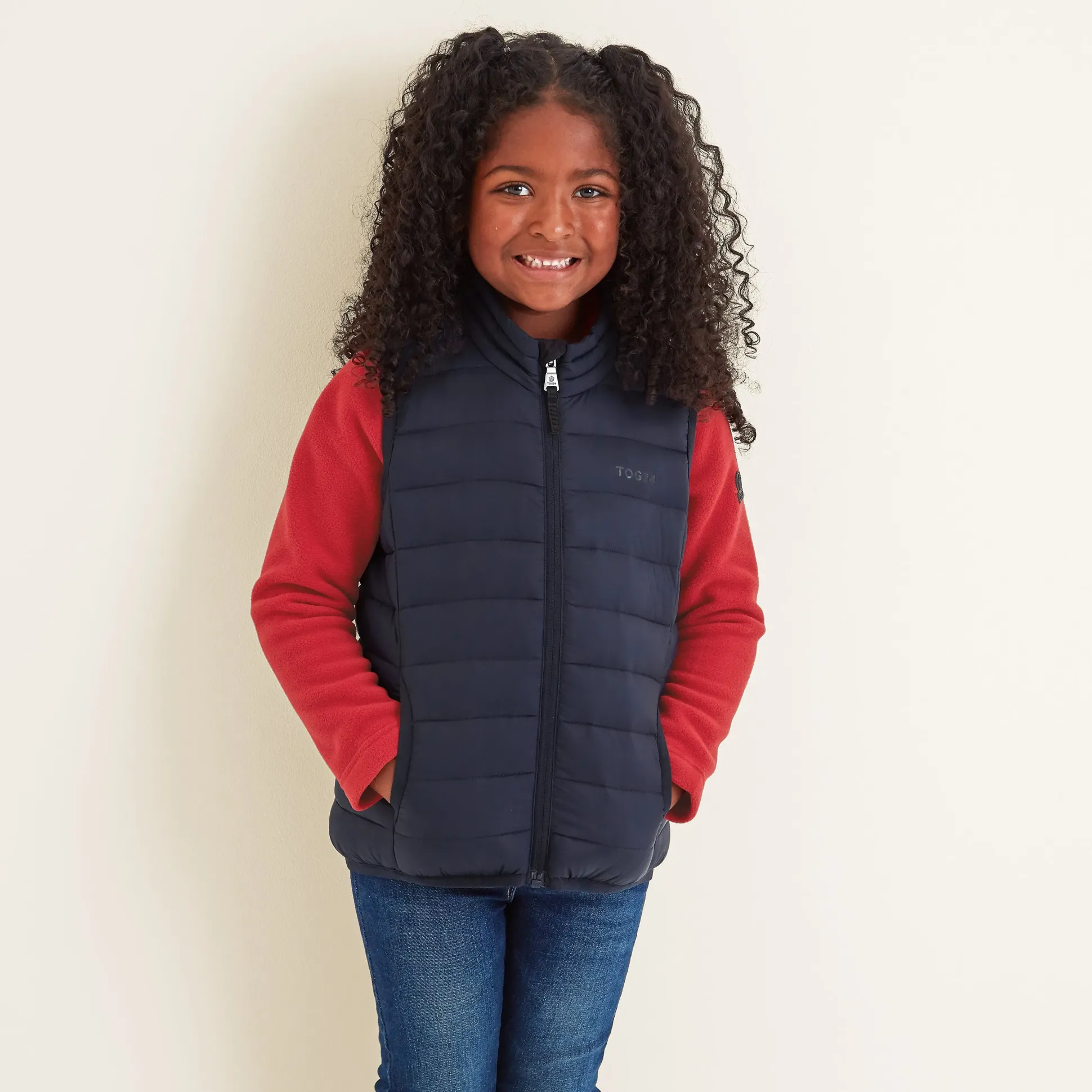 Gibson Kids Insulated Padded Gilet - Dark Indigo
