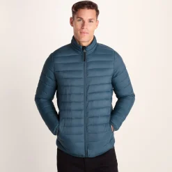 Gibson Mens Insulated Padded Jacket - Lagoon Blue