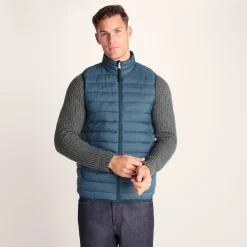 Gibson Mens Insulated Padded Gilet - Lagoon Blue