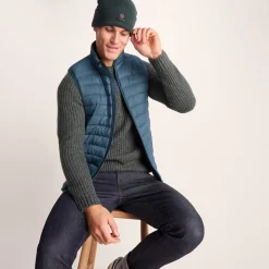 Gibson Mens Insulated Padded Gilet - Lagoon Blue