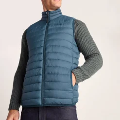 Gibson Mens Insulated Padded Gilet - Lagoon Blue