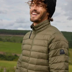 Gibson Mens Insulated Padded Jacket - Khaki