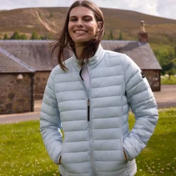 Gibson Womens Insulated Padded Jacket - Ice Blue