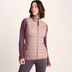 Gibson Womens Insulated Padded Gilet - Faded Pink