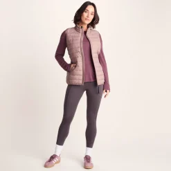 Gibson Womens Insulated Padded Gilet - Faded Pink