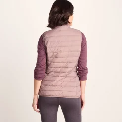 Gibson Womens Insulated Padded Gilet - Faded Pink