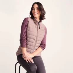 Gibson Womens Insulated Padded Gilet - Faded Pink