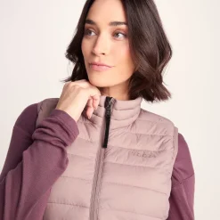 Gibson Womens Insulated Padded Gilet - Faded Pink