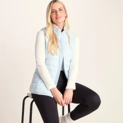 Gibson Womens Insulated Padded Gilet - Ice Blue