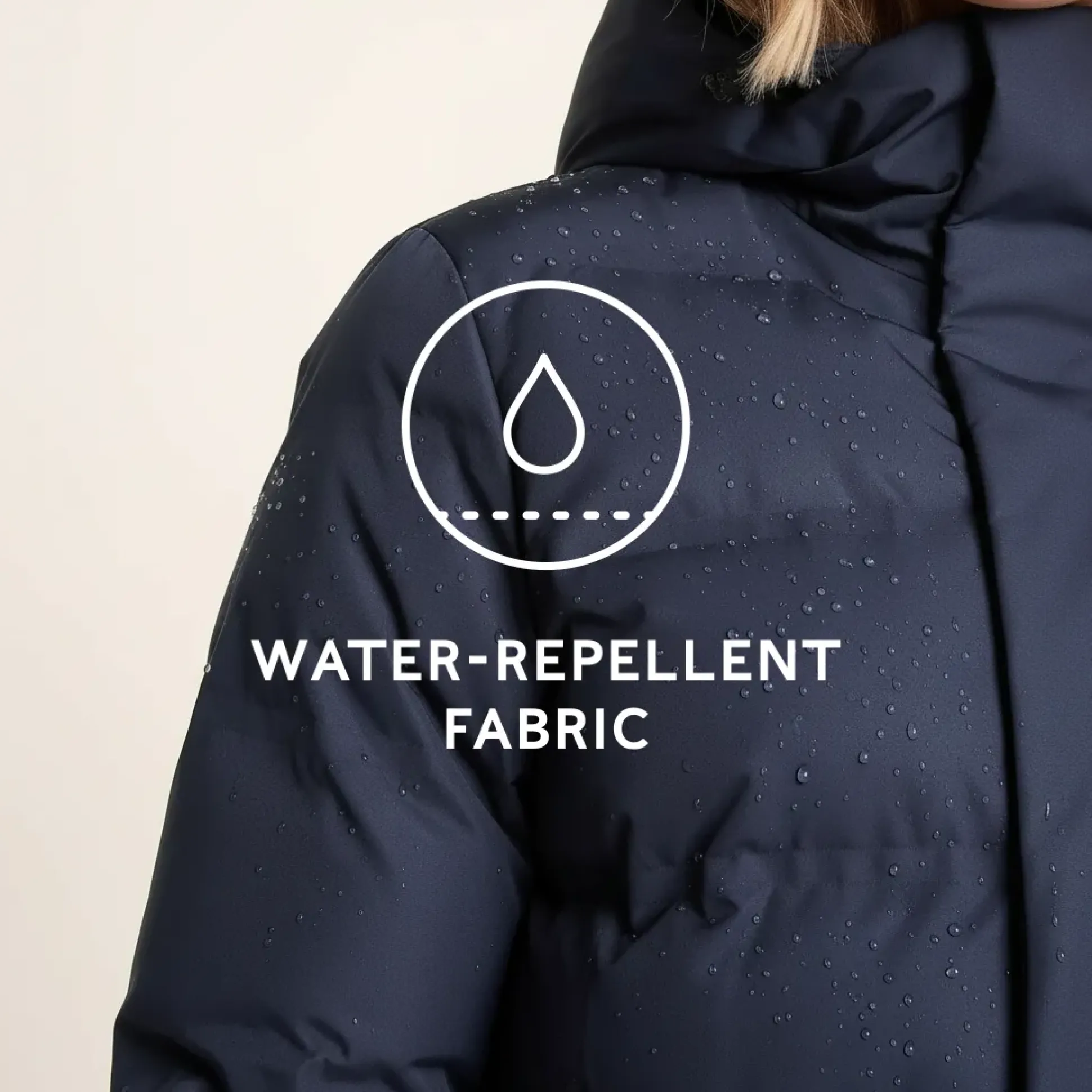 Glaston Womens Shower Resistant Insulated Parka - Dark Indigo
