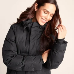Glaston Womens Shower Resistant Insulated Parka - Black