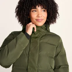 Glaston Womens Shower Resistant Insulated Parka - Dark Green