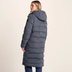Glaston Womens Shower Resistant Insulated Parka - Washed Blue