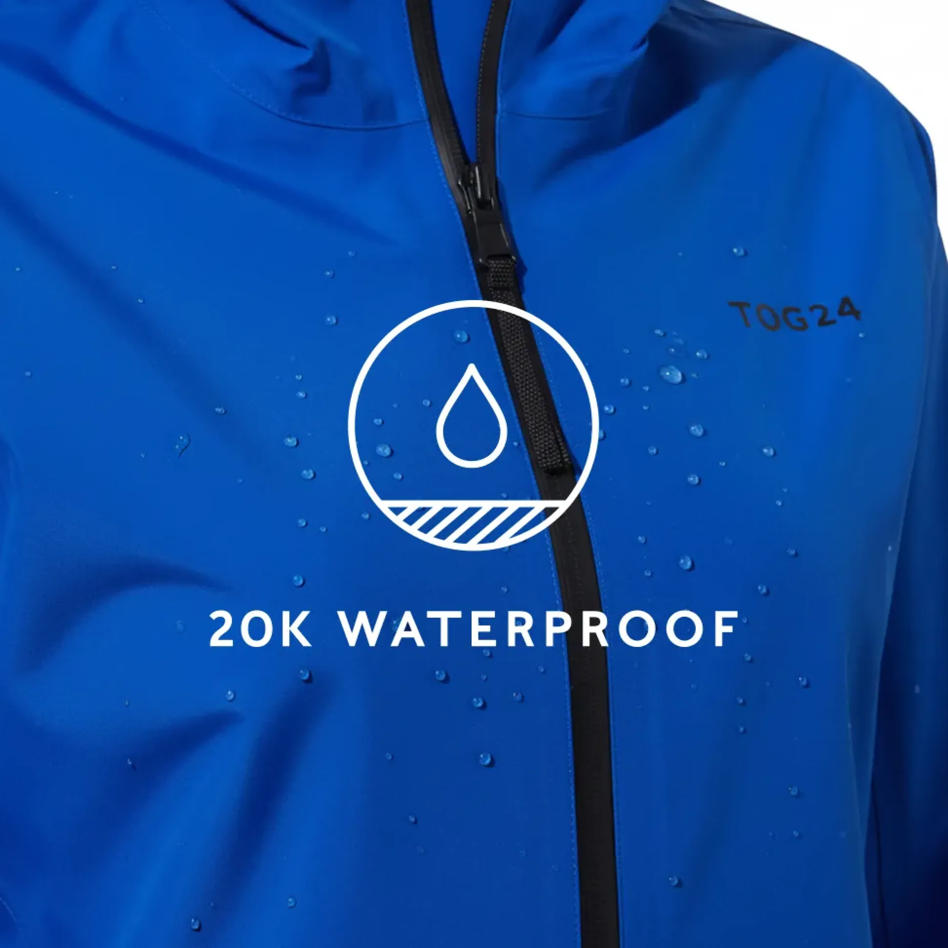 Glyder Womens Performance Waterproof Jacket - Ultra-Marine Blue