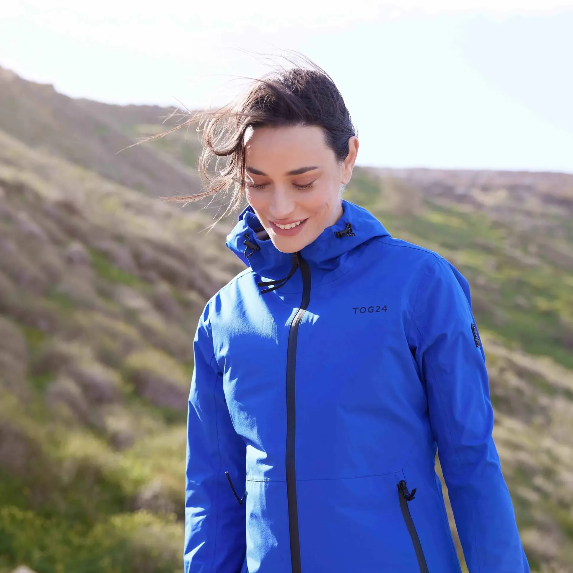 Glyder Womens Performance Waterproof Jacket - Ultra-Marine Blue