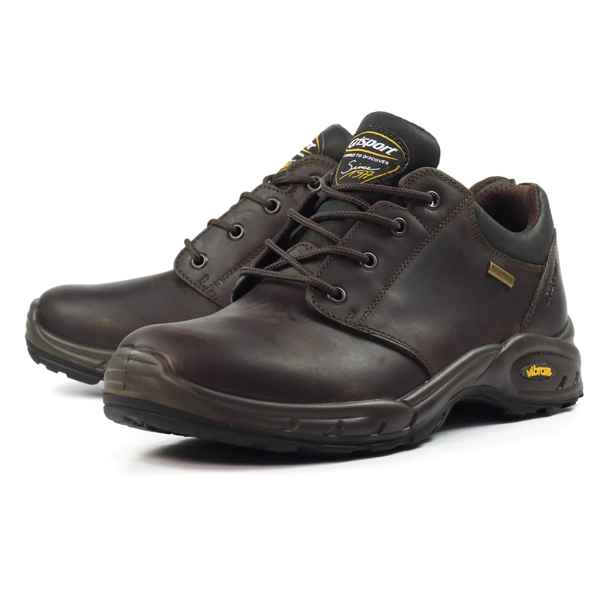 Grisport Exmoor II Unisex Leather Walking Shoe - Brown
