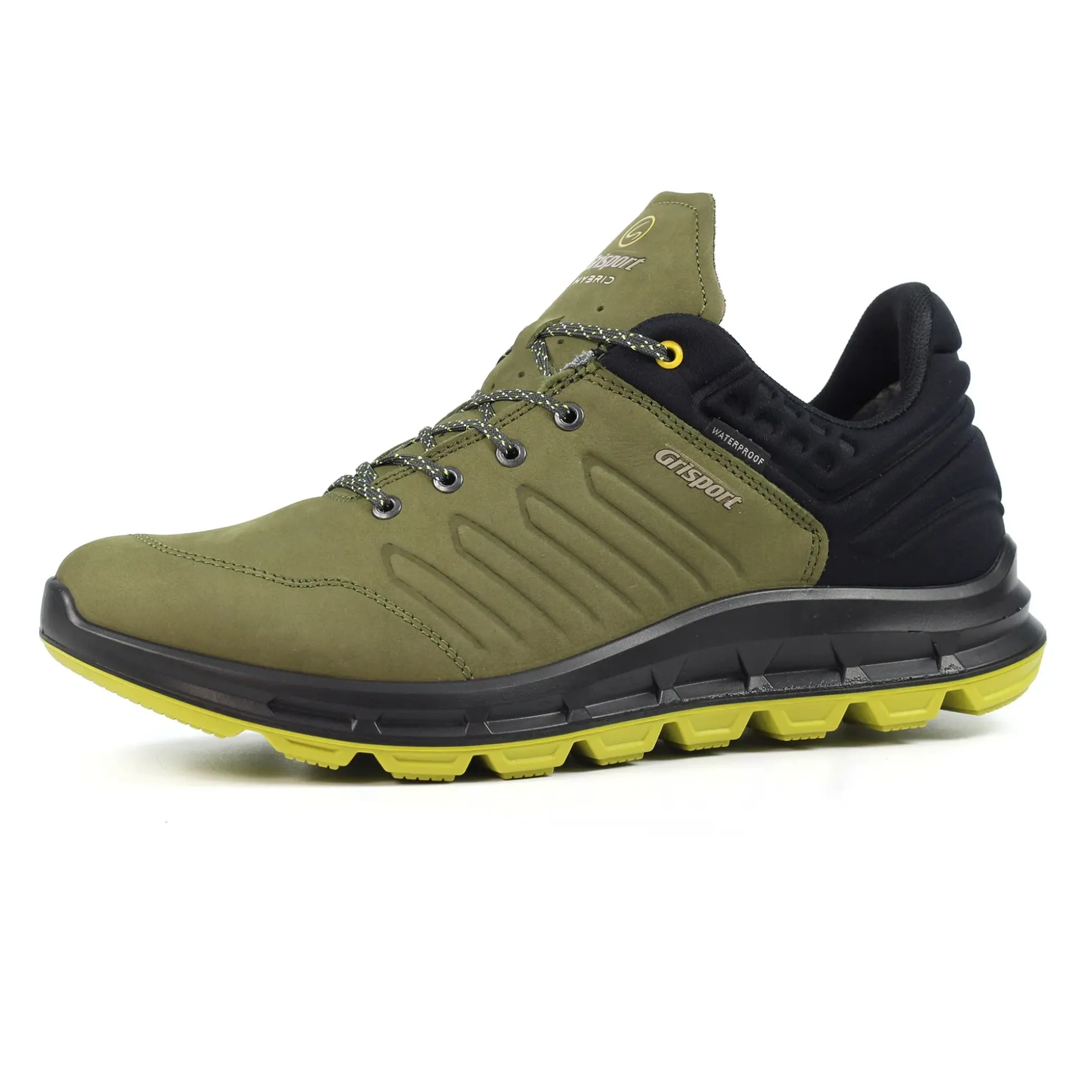 Grisport Motion Waterproof Walking Shoe - Olive