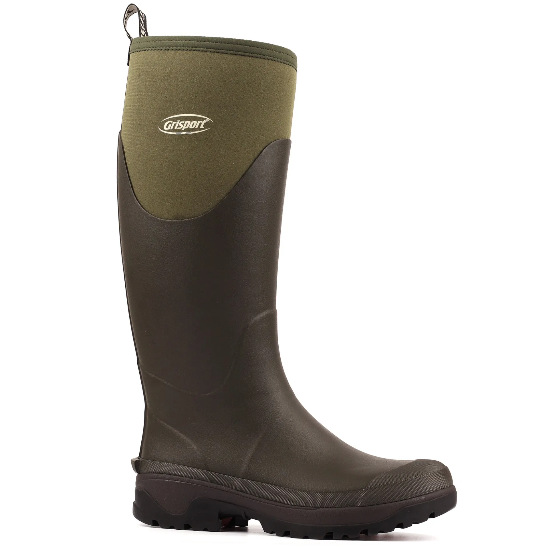 Grisport Mudmaster Premium Unisex Neoprene Wellington - Green