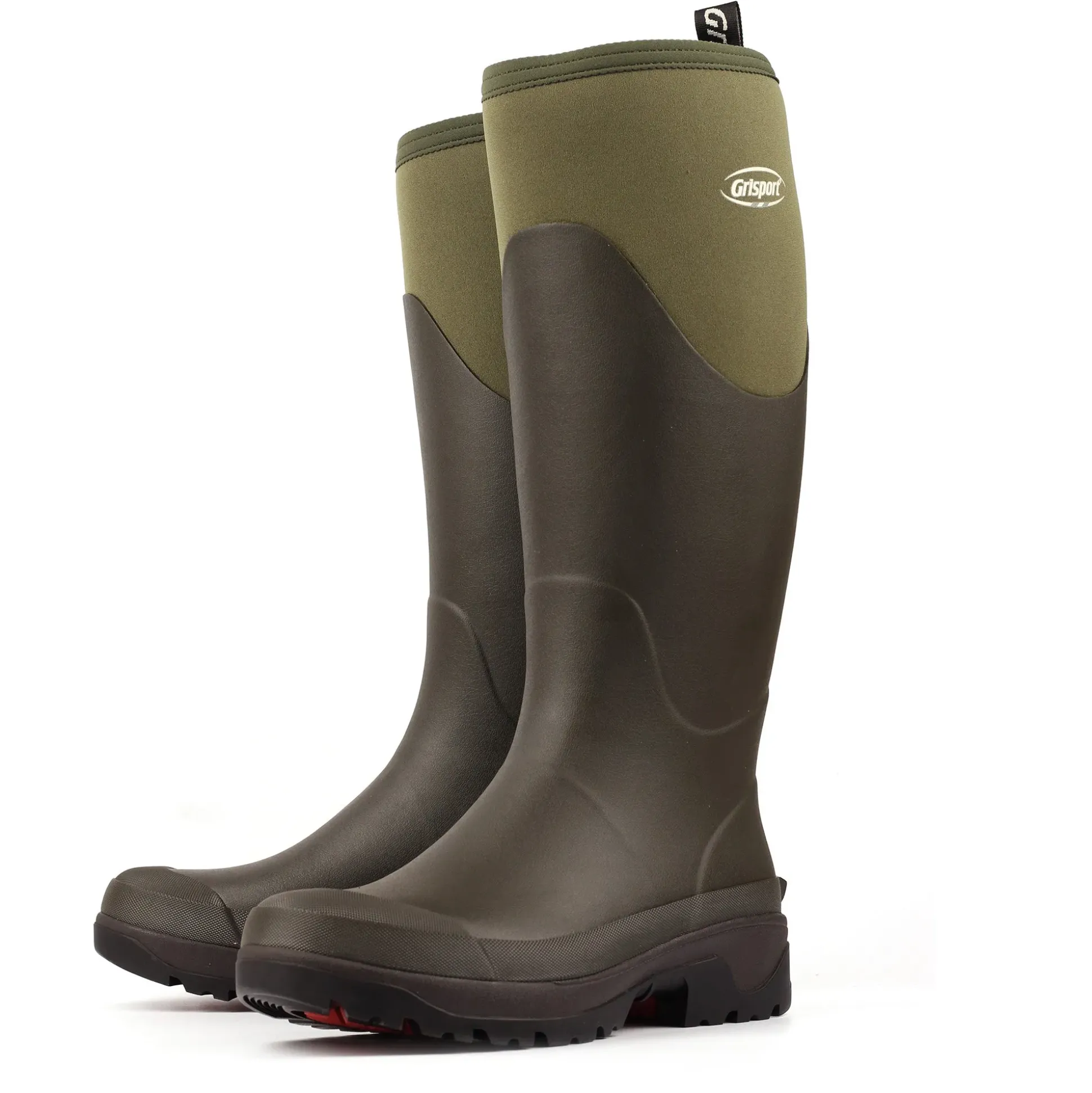 Grisport Mudmaster Premium Unisex Neoprene Wellington - Green