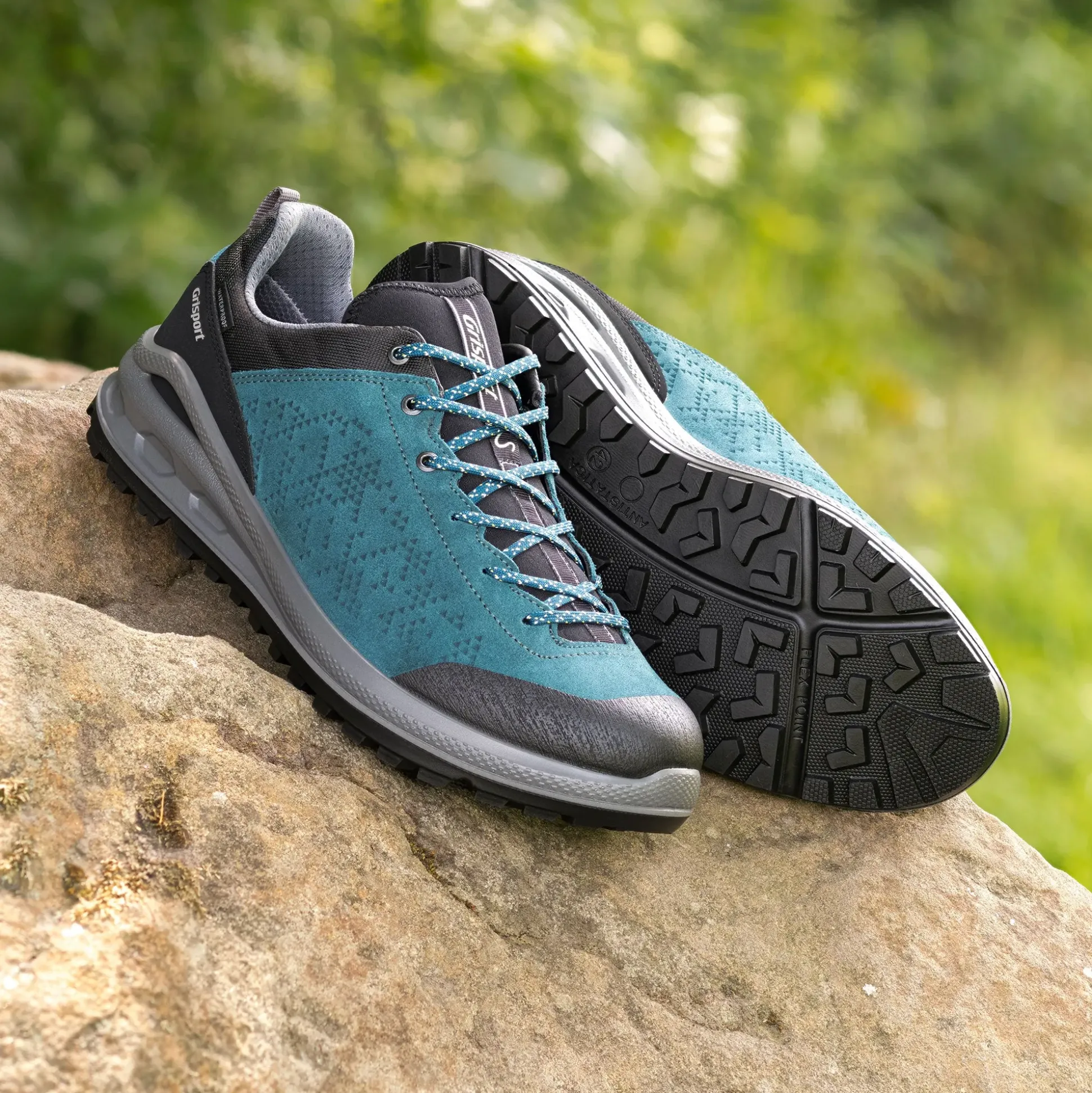 Grisport Phoenix Waterproof Walking Shoe - Teal