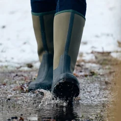 Grubs Boots Frostline Unisex Classic Wellies - Green