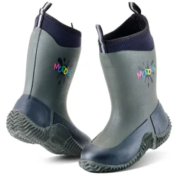 Grubs Boots Muddies Icicle Wellies Kids - Grey