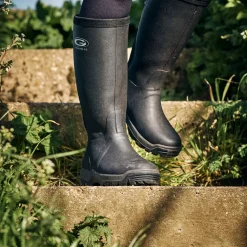 Grubs Boots Rainline Wellies Womens - Black