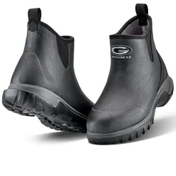 Grubs Boots Shoreline Light-weight Ankle Wellington Unisex - Black
